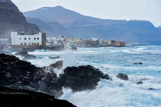 Pleamar en la zona norte de Gran Canaria