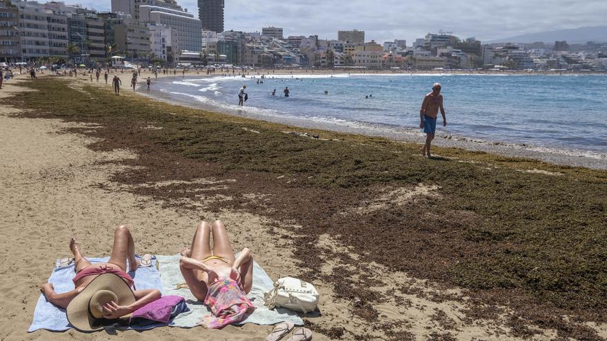 Seba en la playa de Las Canteras (27 de marzo de 2024)