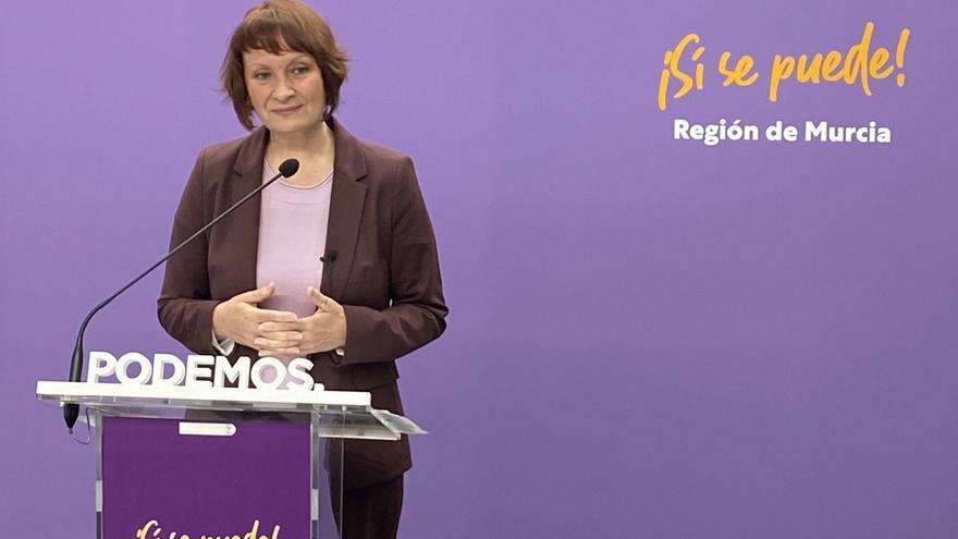 María Marín anuncia su candidatura para encabezar la lista autonómica de Podemos a la Asamblea