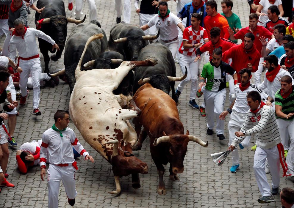 Último encierro de los Sanfermines 2016