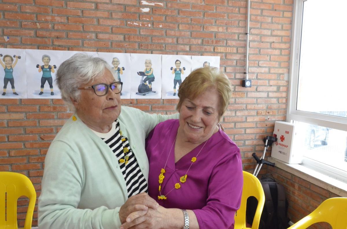 La celebración del Día de la Madre en la sede de la ludoteca Vellos Tempos.