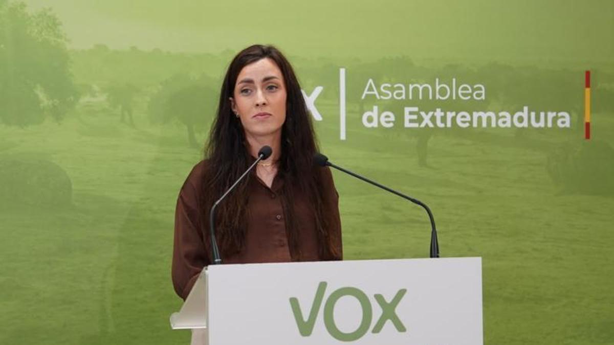 Vox reivindica sus políticas en la Junta: "Los extremeños no van a mantener a falsos menores"