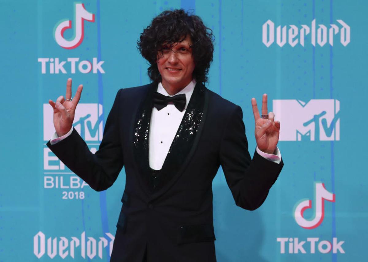 Ermal Meta arrives at the 2018 MTV Europe Music ...