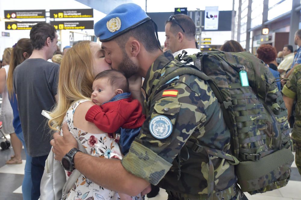 Soldados que parten para Líbano