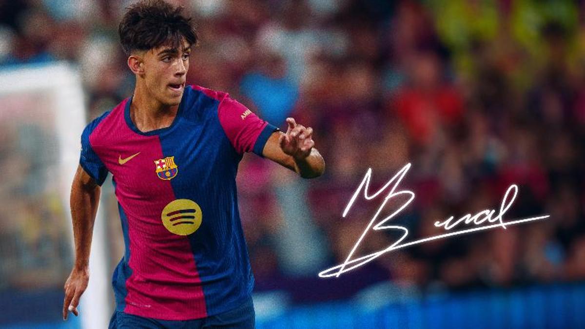 Marc Bernal, el jugador del Barça.