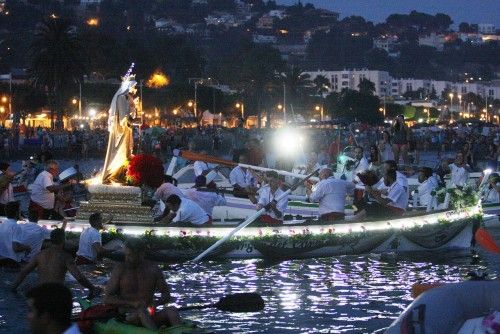 Procesión de la Virgen del Carmen en el Palo.