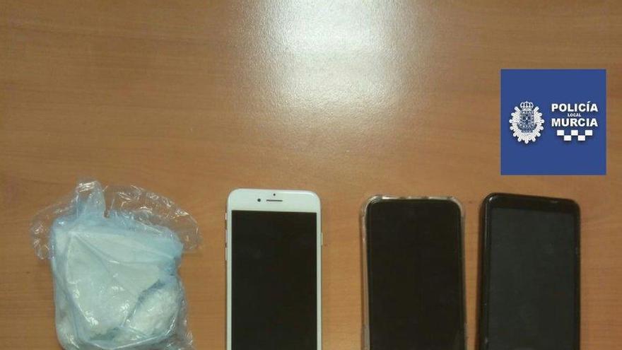 Detienen a un joven interceptado con cocaína en un control de tráfico en Murcia