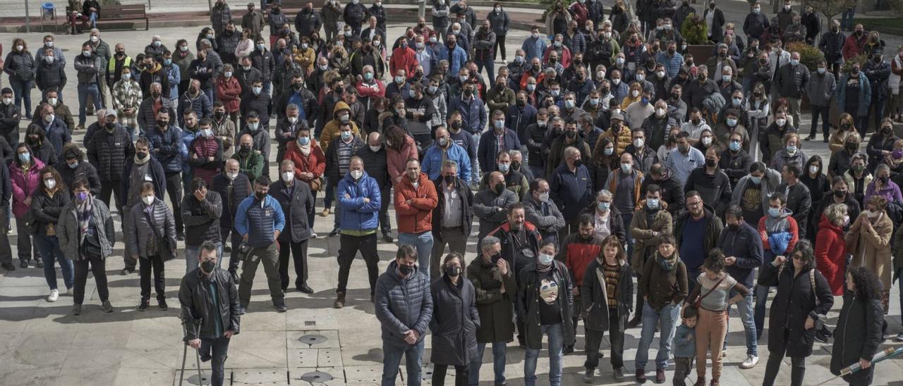 Ganaderos y agricultores de Xinzo de Limia se movilizaron durante días por el coste de la energía y por la situación del sector.   | // BRAIS LORENZO