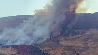 Marlaska anuncia un mando único para coordinar los fuegos de Extremadura y Castilla y León