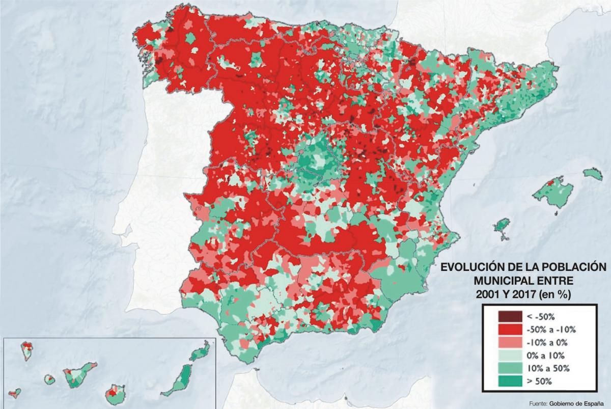 Un 80% de los extremeños puede quedar fuera de la nueva definición de la UE de zona despoblada