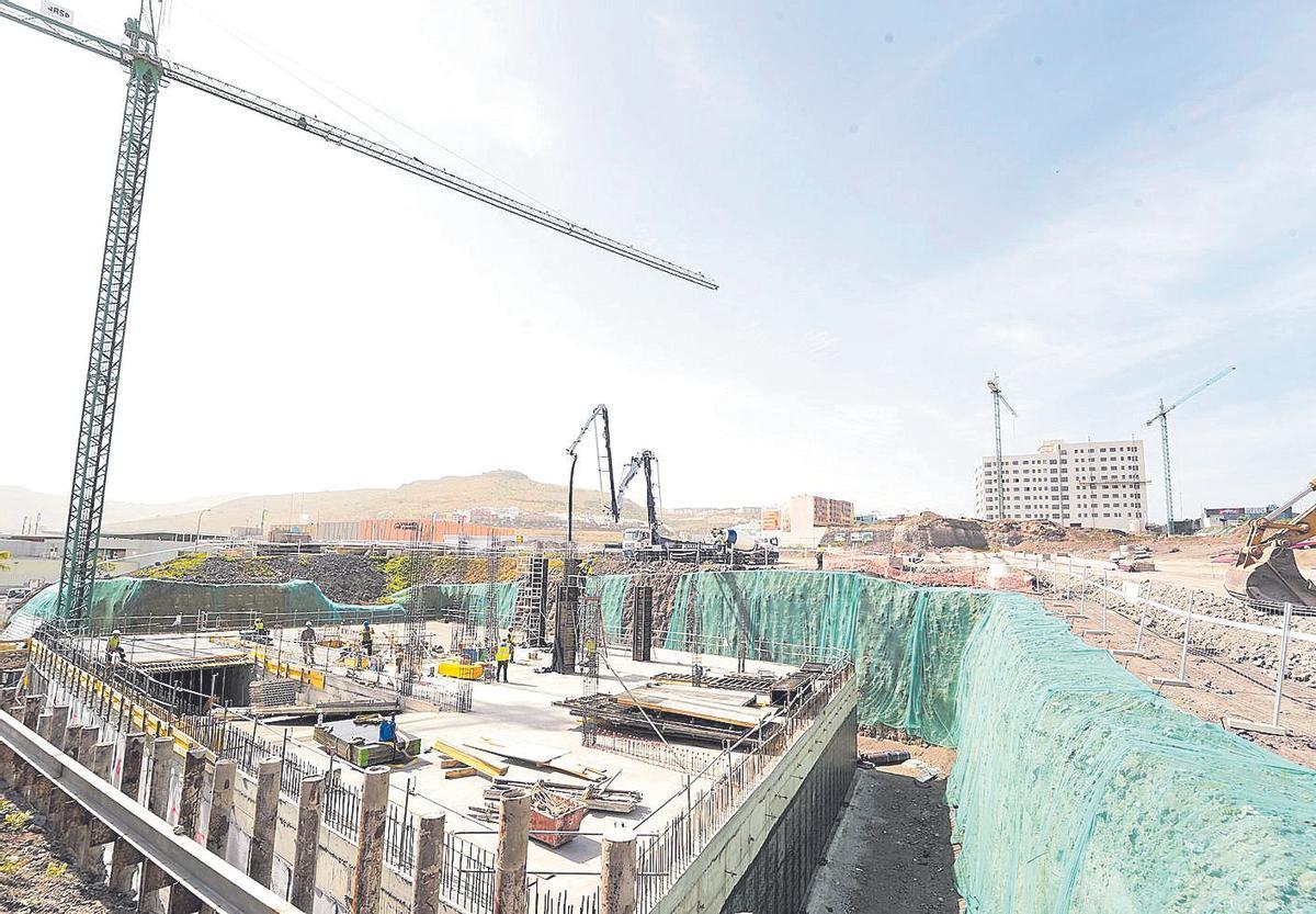 Construcción de vivienda en Canarias.