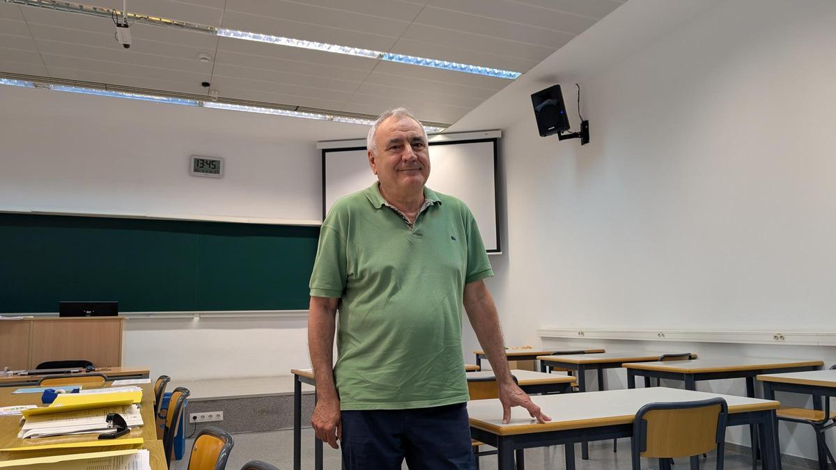 José Mas, coordinador de las PAU de la Universitat Politècnica de València (UPV)