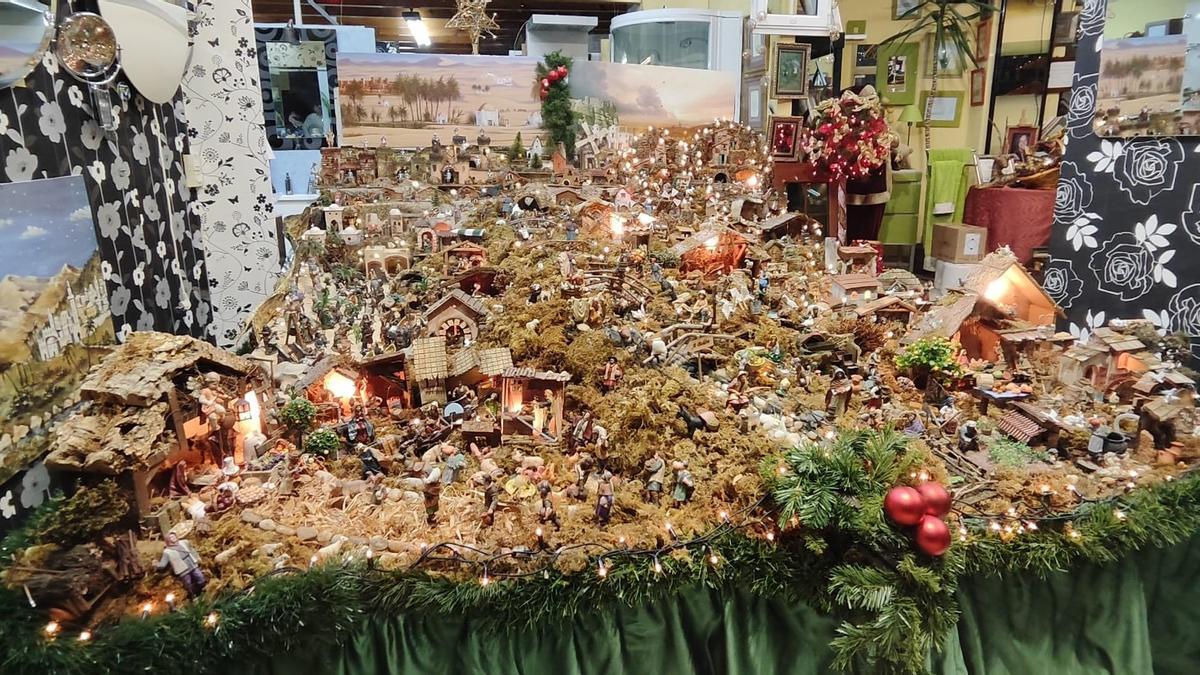 El belén de Canteli, un clásico en la Navidad de Grado