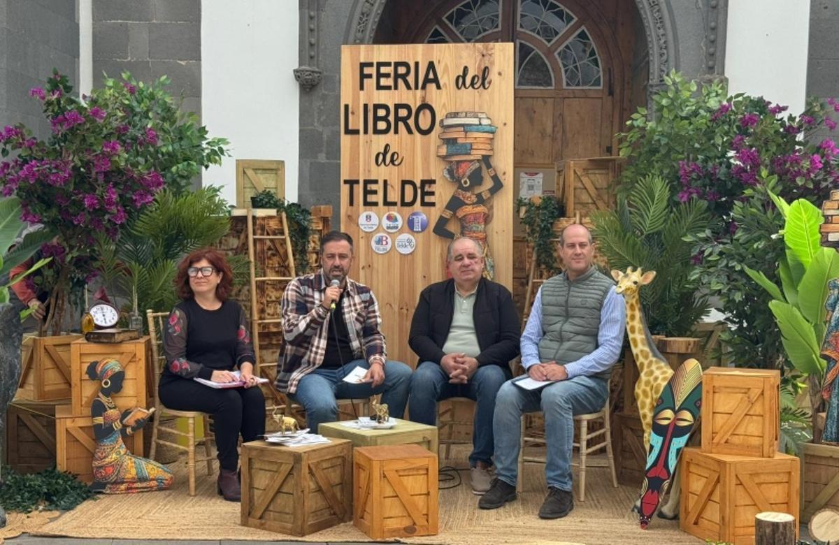 Presentación de la Feria del Libro de Telde, en una foto de archivo.