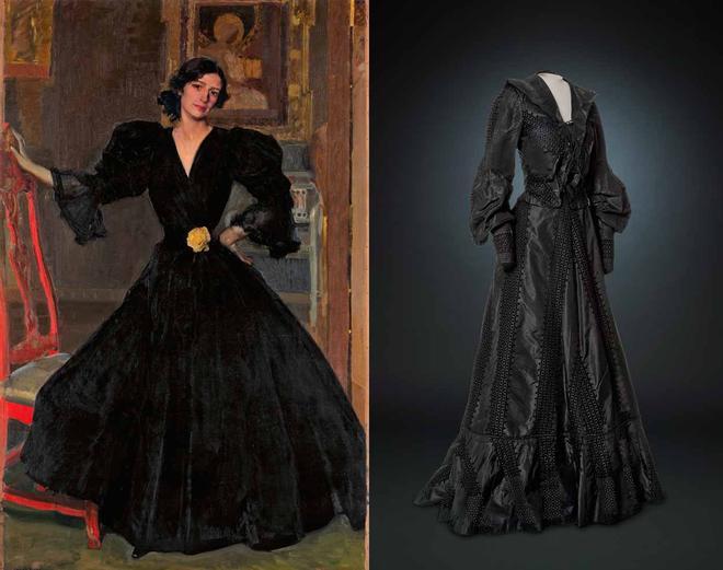 Traje negro, sorolla