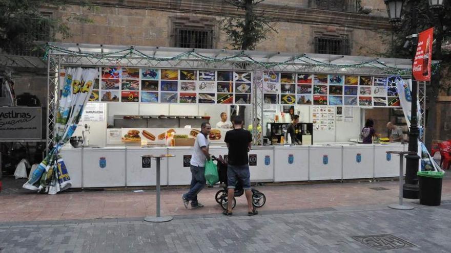 El chiringuito de La Estacionaria, en la calle Eusebio González Abascal.