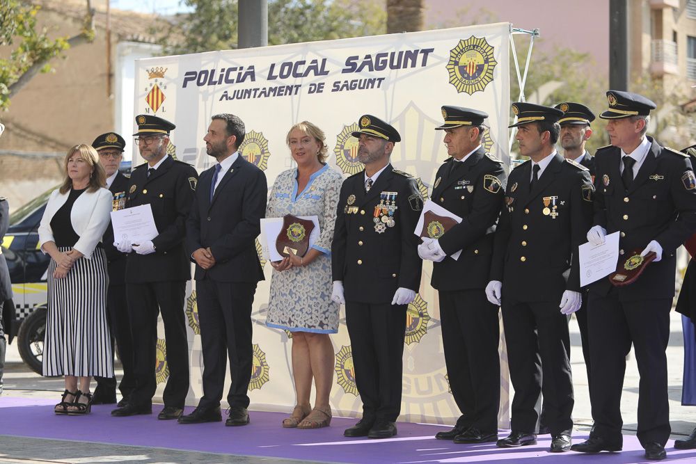 Así ha transcurrido el acto institucional de la Policía Local en el Port de Sagunt