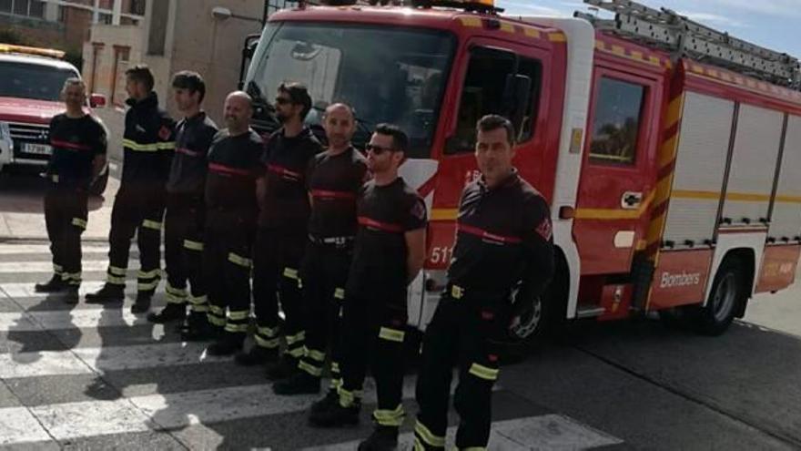 Bomberos de Elche homenajean a las víctimas del 11M