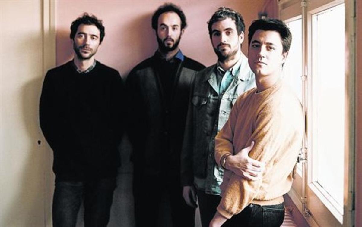 La banda barcelonina Univers, en una imatge promocional. La banda barcelonina Univers, en una imatge promocional.