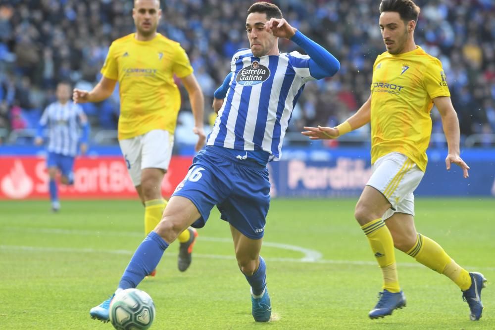 El Dépor le gana 1-0 al Cádiz