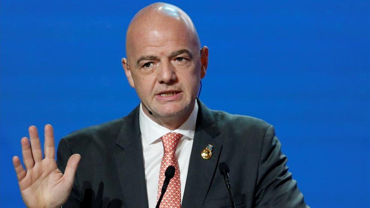 Infantino quiere cambiar el formato del Mundial de Clubes.