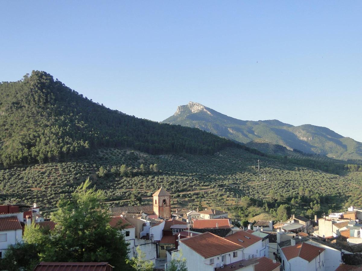 Vista de pájaro de Orcera, en Jaén.