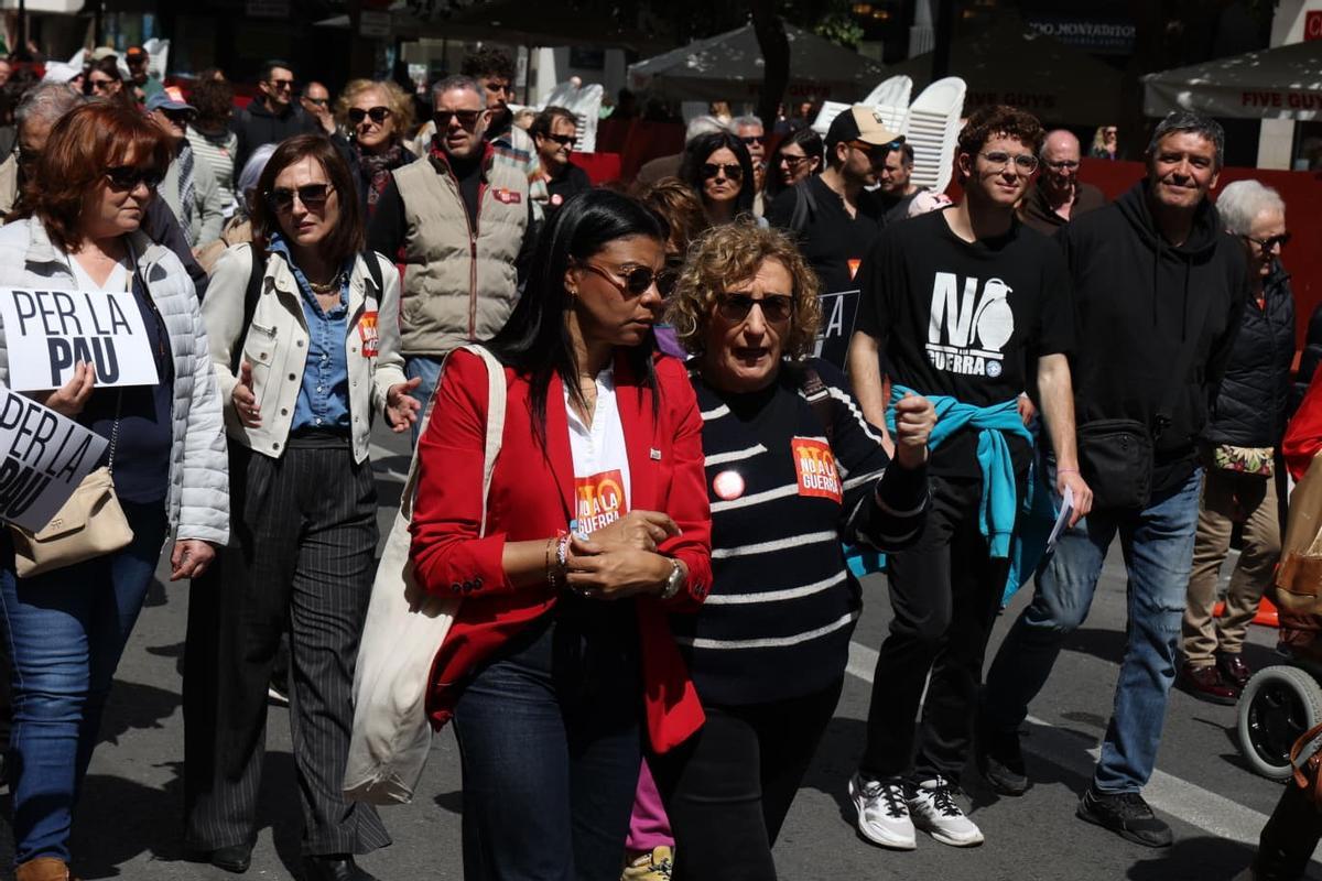 Así ha sido la manifestación de "No a la guerra"