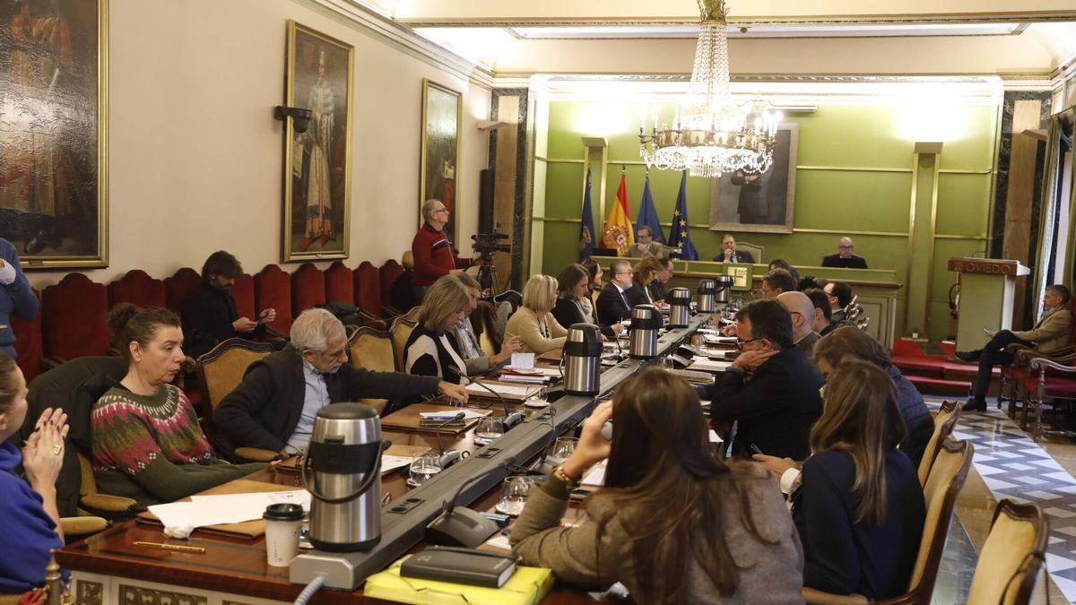 Los concejales del Pleno de Oviedo.