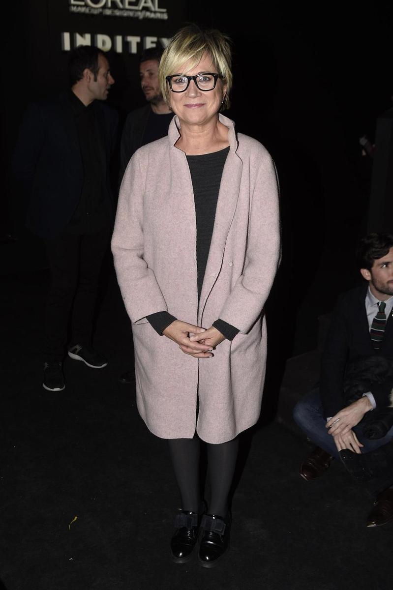 Inés Ballesteros en el desfile de Francis Montesinos