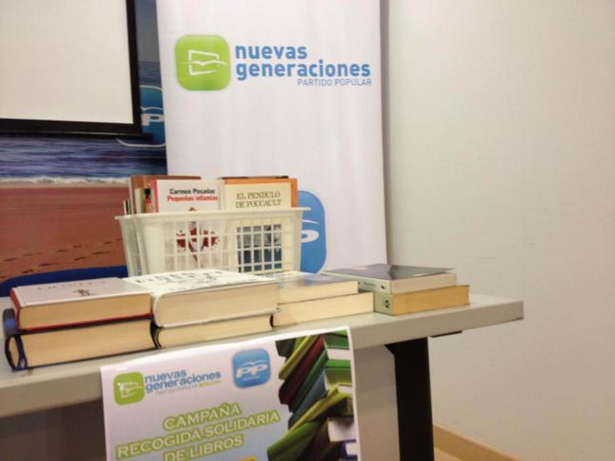 Recogida solidaria de libros para la biblioteca municipal