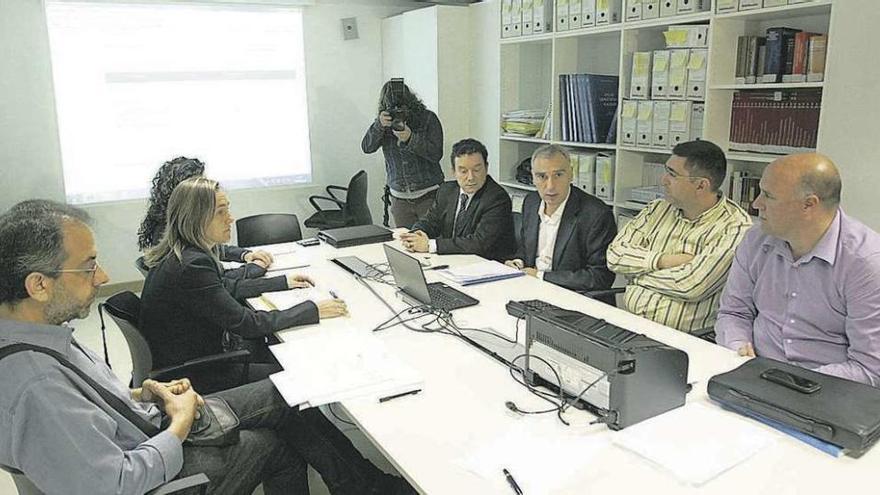 Primera mesa de contratación de licitación electrónica de la Xunta.