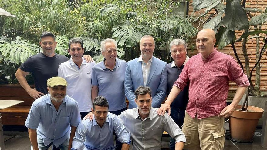 La familia argentina de la UD Las Palmas se junta en Buenos Aires