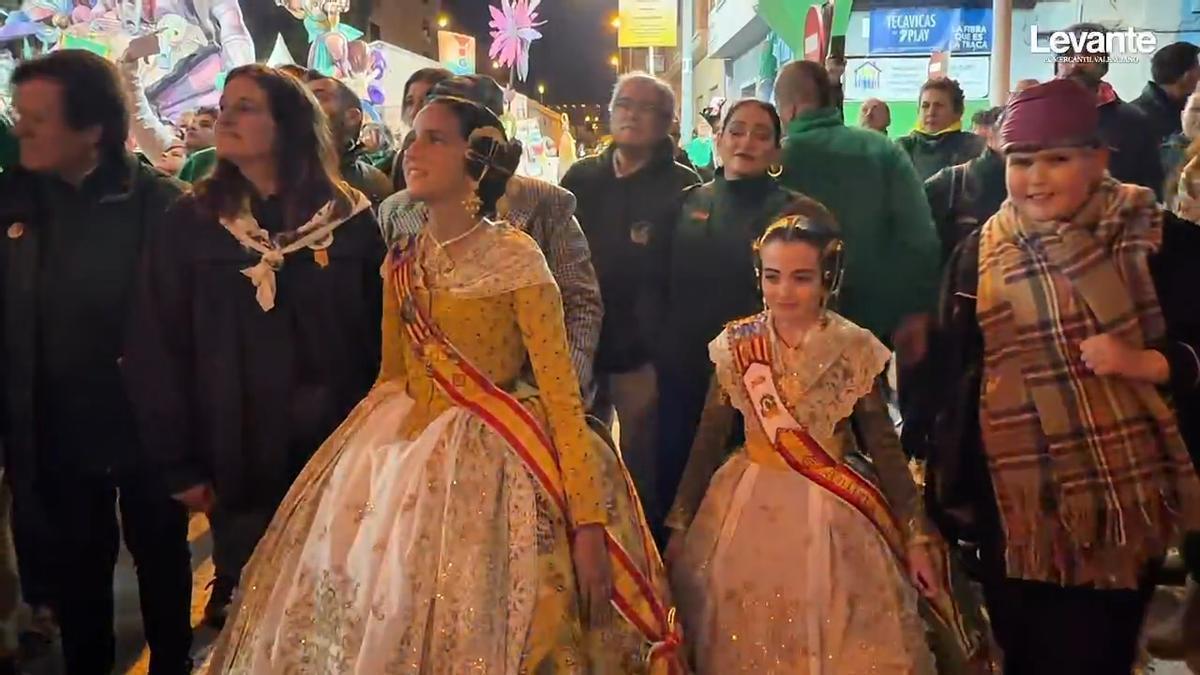 Así ha sido la cremà de la mejor falla infantil de Morvedre