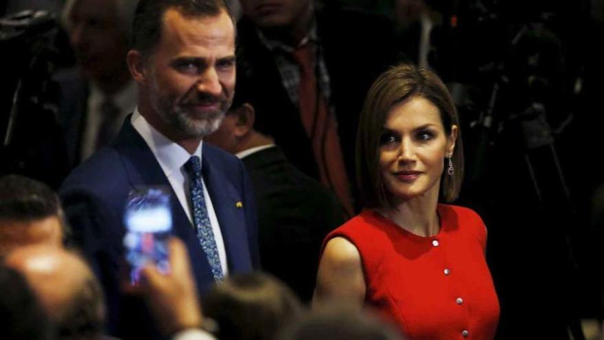 Los reyes de España durante su reciente visita a México.