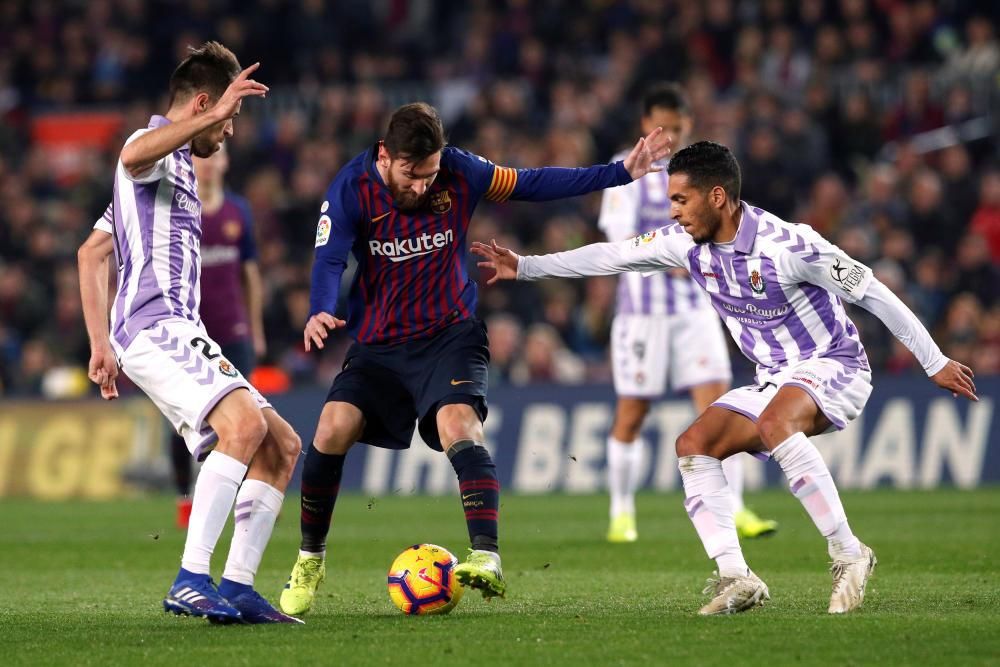 Las imágenes del Barcelona - Valladolid