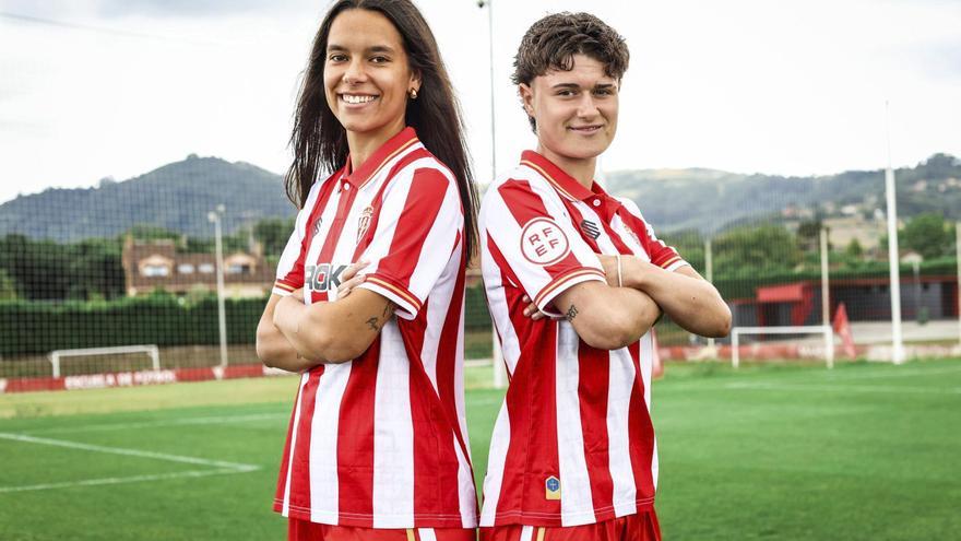 El Sporting Femenino estrena su nueva equipación