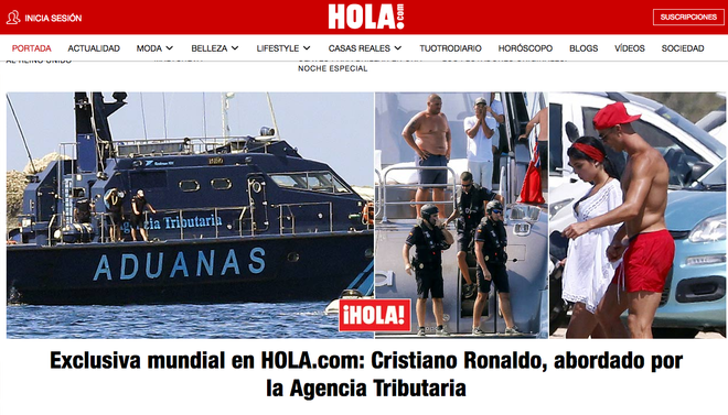 Exclusiva mundial de Hola.com