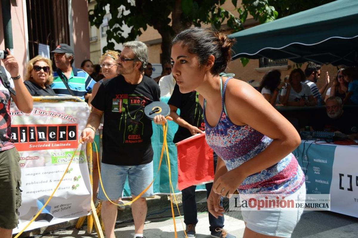 Lanzamiento de Huesos de Oliva Cieza 2017 Lanzamiento de Huesos de Oliva Cieza 2017