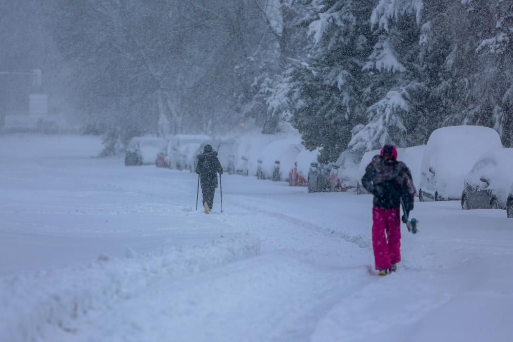 La gran nevada a Madrid aquest 9 de gener del 2021