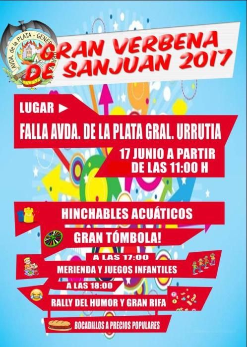 Verbenas de San Juan para el día 17