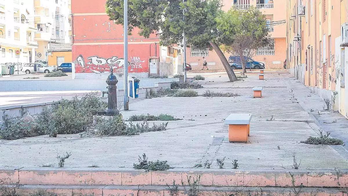 Entorno de los edificios de Torresal junto al Colegio Inmaculada