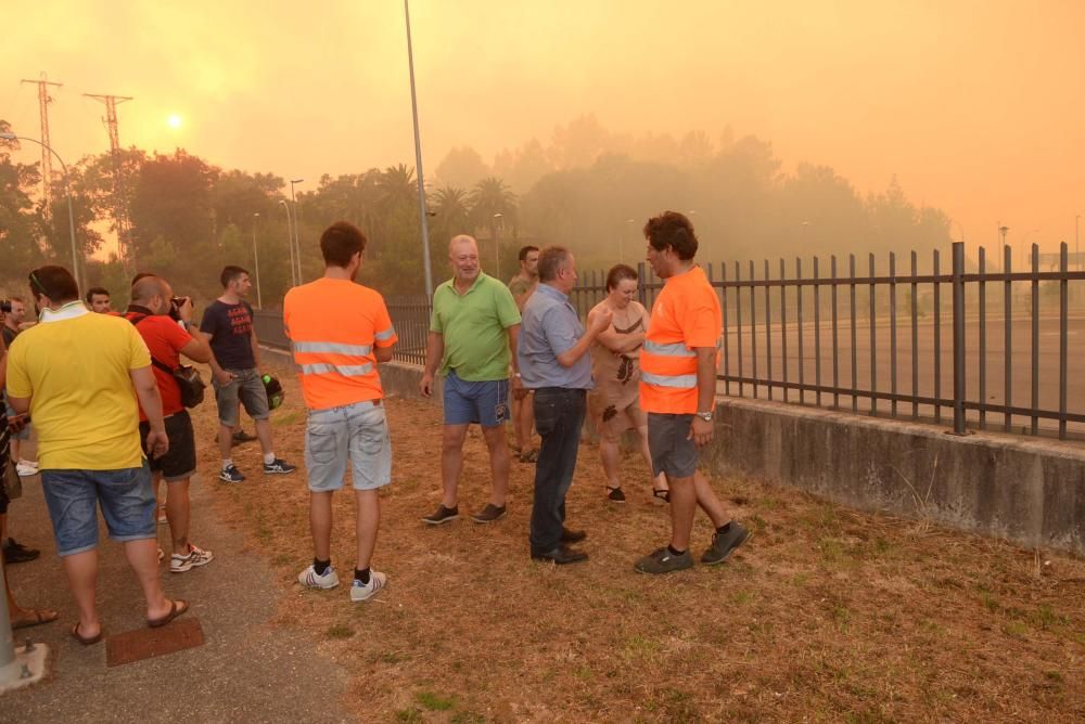 Incendio en Castroagudín