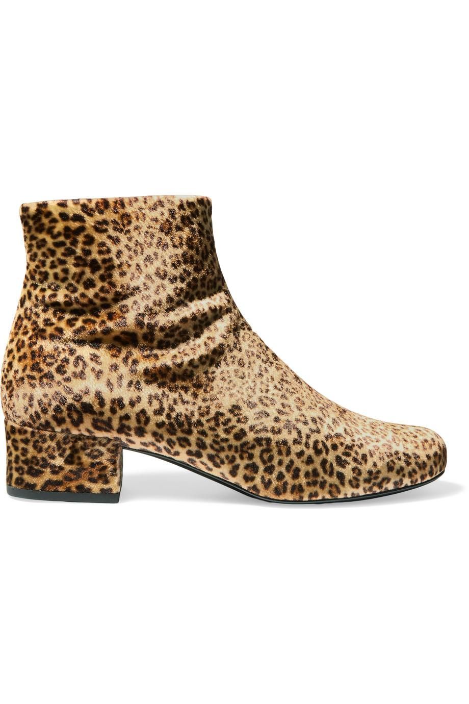 Botines leopard print, Saint Laurent