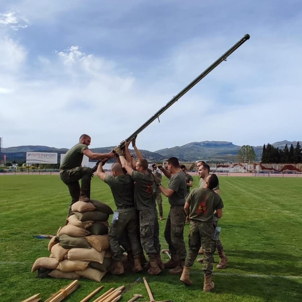 Efectivos de La Legión ultiman los preparativos para los 101 km.