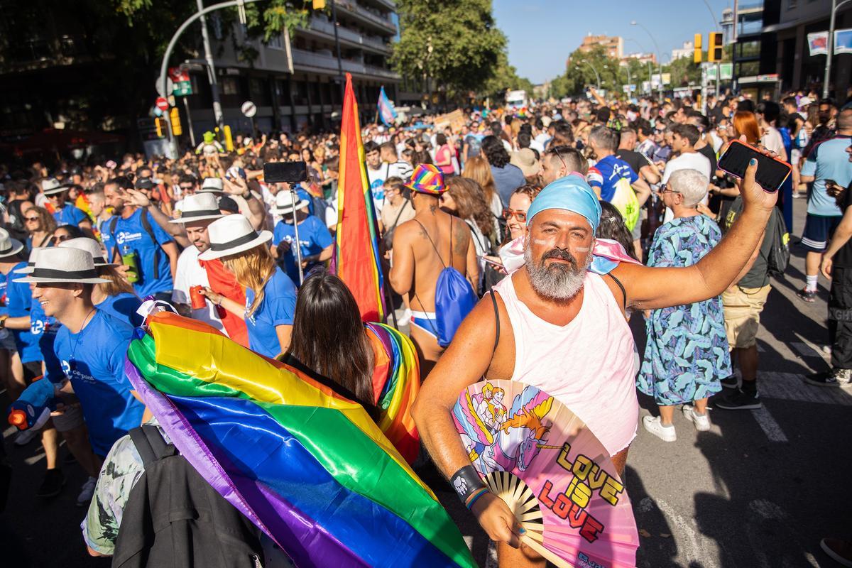 Manifestación del Día del Orgullo en Barcelona