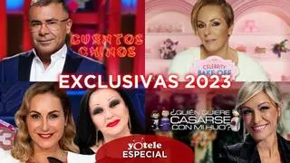 Del duelo entre Jorge Javier y Pablo Motos a Rocío Carrasco como pastelera en TVE: 83 exclusivas YOTELE en 2023