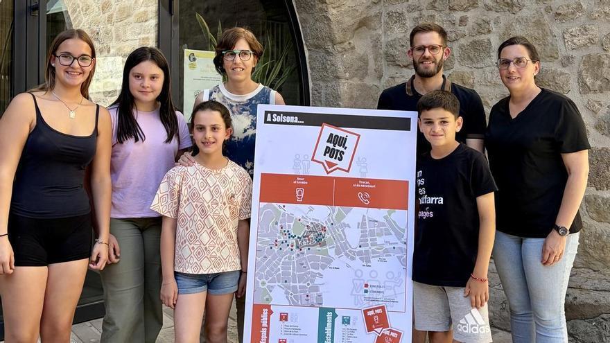 Et cal fer una trucada o anar al lavabo quan ets al carrer? Solsona ofereix 43 llocs on t'ajudaran