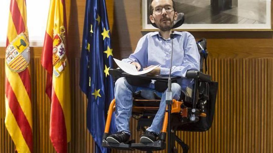 Zaragoza reprueba a Echenique tras ser multado por Inspección de Trabajo