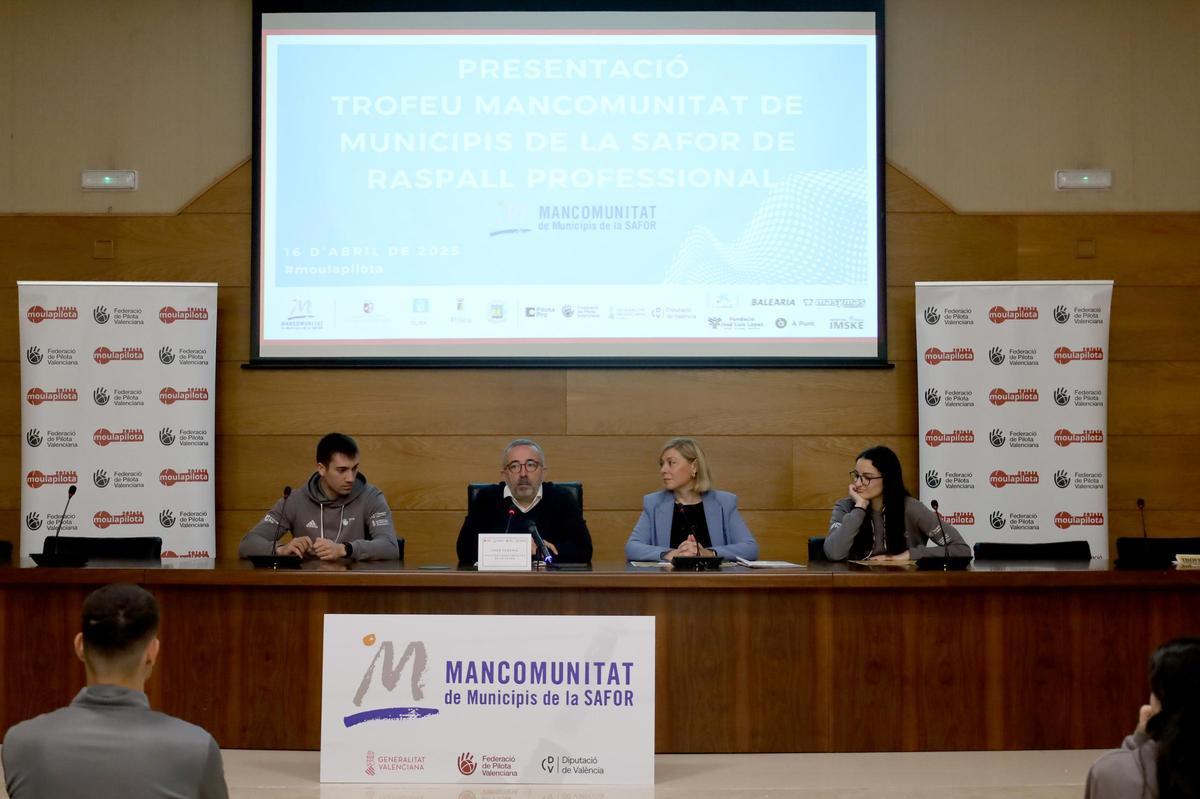 La presentació va tindre lloc a la seu de la Mancomunitat de Municipis de la Safor, a Gandia.