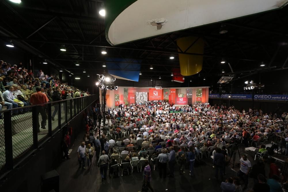 Mitin del PSOE en Oviedo con Pedro Sánchez